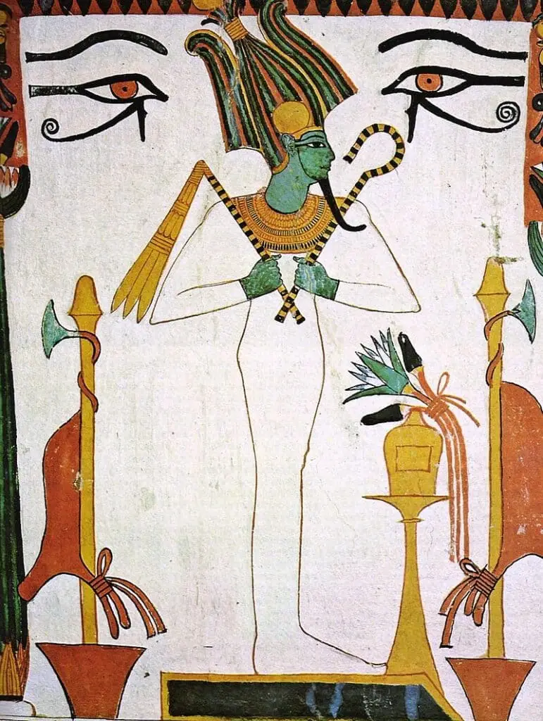Dieu égyptien Osiris, époux et frère de la Déesse Isis